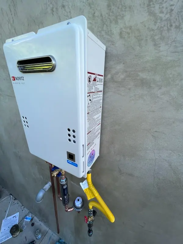 Tankless water heater installation for Falcon Shores homes